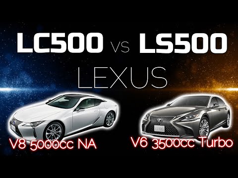 【激戦】LEXUS最高峰の加速対決！LC500 vs LS500｜ラグジュアリークーペとラグジュアリーセダンの本気のスピード勝負！