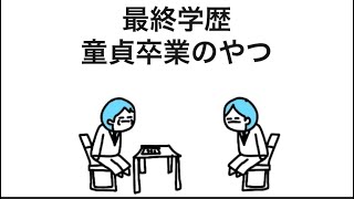 【アニメ】最終学歴、童○卒業のやつ