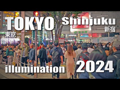 新宿 / Night walk in Shinjuku, Tokyo, Color readjustment edited version ( November 27, 2024 )