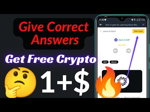 Earn Free Crypto in Binance Give Answers 🔥| Binance Learn and Earn CVP Quiz Answers| #learnandearn