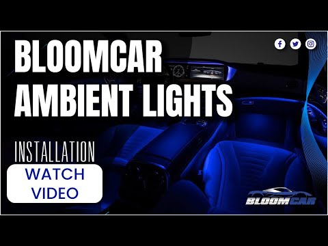 5 mins Installation of Ambient Lights by BloomCar