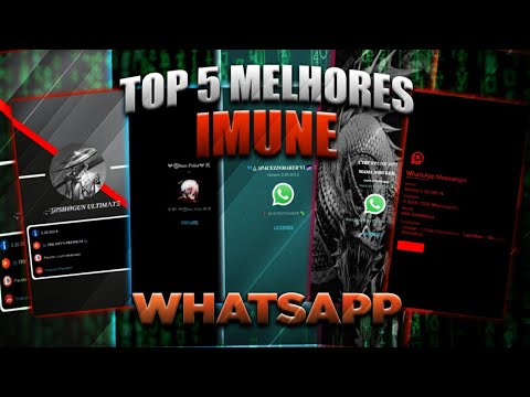 🔥 TOP 5 WHATSAPP IMUNES PRIMÁRIO - 100% ANTITRAVA, IMUNE A TODAS AS TRAVA ATUAIS ( DOWNLOAD )