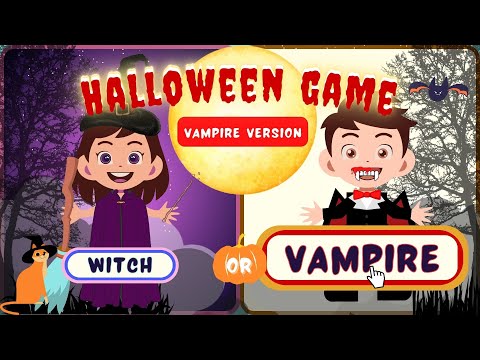 English Halloween Game | Vampire Version