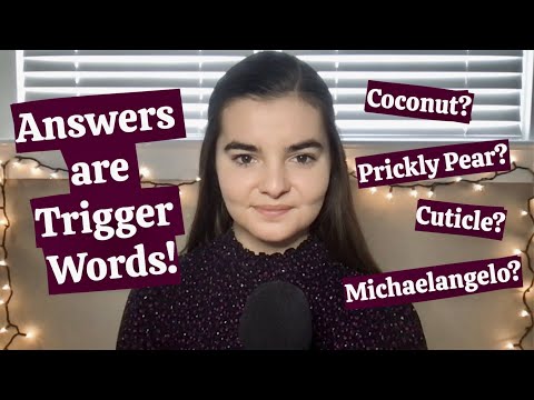 ASMR Whispering Trivia Questions but the Answers are Trigger Words! | QUIZMAS Day 23