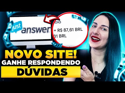 🔥NOVO SITE PARA FAZER RENDA EXTRA ONLINE RESPONDENDO DÚVIDAS | Renda extra pela internet 2023