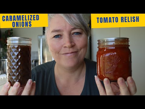 Tomato Relish and Caramelized Onion Jam