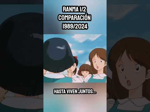 ¿Ustedes lo conocen? - COMPARACIÓN Ranma 1/2 Serie CLÁSICA 1989 VS Remake  2024