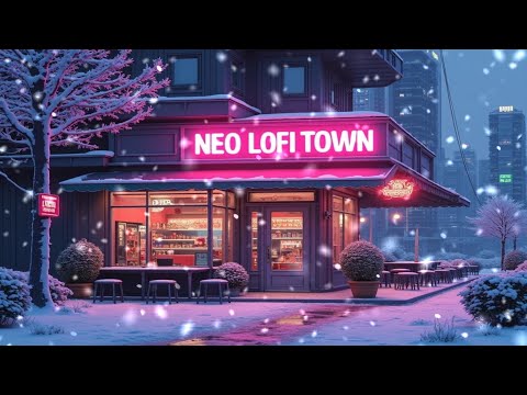 Peaceful Snowy Coffee Shop ☕❄️ – Lofi Hip Hop Beats for Relaxing, Studying, and Chilling 🌨️✨🎶