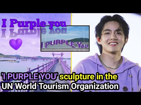 South Korea's 'Purple world' includes 'I PURPLE YOU' sculpture, V's word coined by V