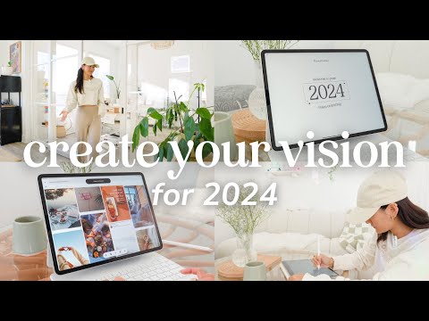 Create Your 2024 Vision with Me | Digital Vision Board & Journaling ✨ Design Your Year Challenge