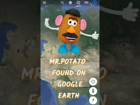 Mr.Potato Found🤯On Google Earth|Google Map Secrets|