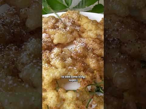 Crunchy Elderflower Fritters - Soo delicious! 😋  #growyourownfood #elderberry