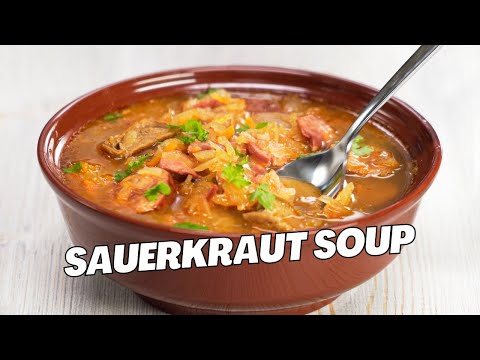 Homemade SAUERKRAUT SOUP – KAPUSTNICA | Traditional Slovak Soup. Kraut Soup Recipe by Always Yummy!