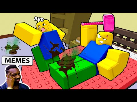 ROBLOX Need More Poop 💩💩 - FUNNY MOMENTS | Bacon Strong Skip School