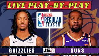 Memphis Grizzlies vs Phoenix Suns | NBA Live Play-By-Play & Reactions Scoreboard