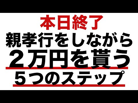 【ポイ活】親孝行しながら2万円を貰う方法！TikTok Lite（ティックトックライト）を使って、感謝されながらポイントを稼ぐやり方