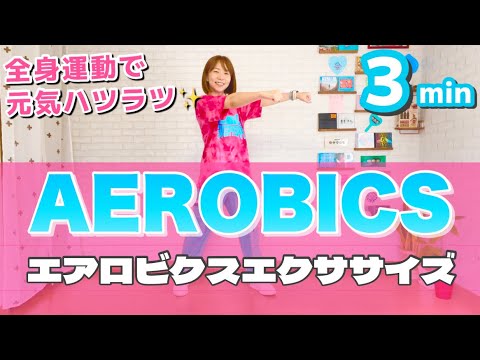 【全身運動で元気ハツラツ！】エアロビクスダンスエクササイズ