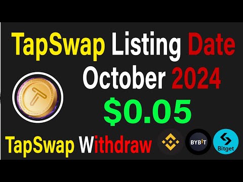 Tapswap Listing Date & withdraw | tapswap Price & prediction | Tapswap New Update | #crypto #blum