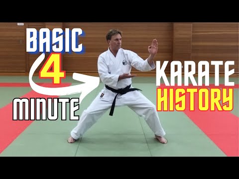 BASIC 4 MINUTE HISTORY OF KARATE