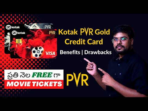 Kotak PVR Gold Credit Card review in Telugu | Kotak Credit Card Benefits