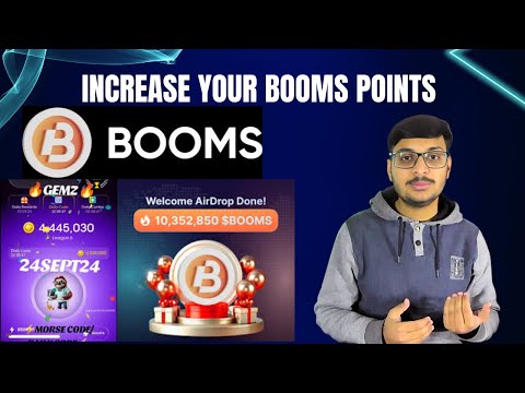 Increase your booms points | Booms Airdrop