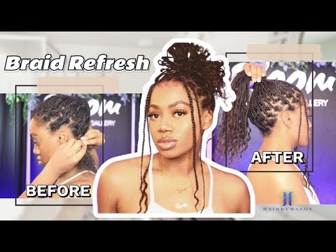 Watch Me Refresh My Knotless Braids! Fall Inspo! | #MasonMonday