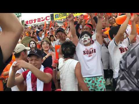 興南高校 アルプスが独特の空気 興南サンバ-ハイサイおじさん他2018.8.9 甲子園応援