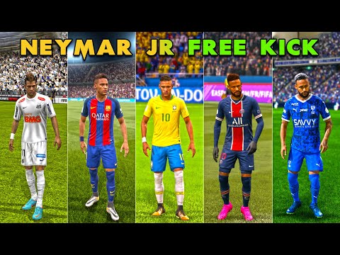 Evolution NEYMAR JR Free Kicks From FIFA 2010 to 2025