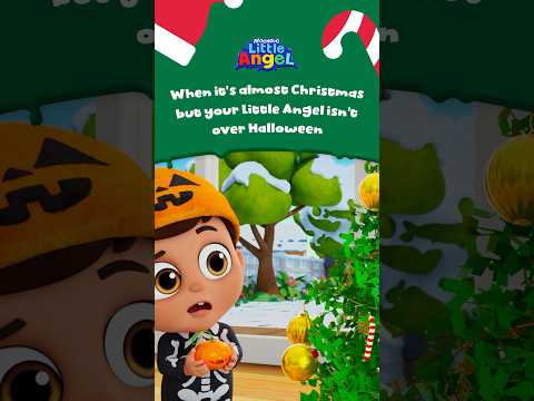 How come it’s Christmas when yesterday it was Halloween? 🎃 🎄 #nurseryrhymes #babyjohn #christmas