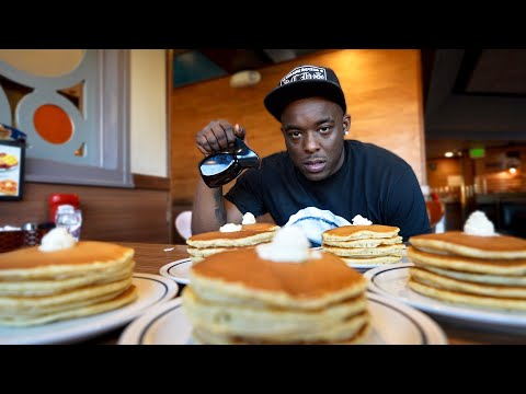 I Tried Eating 100 Pancakes With The WRONG Homies ....