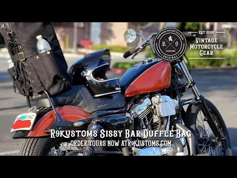 Harley Davidson sissy bar bag from R9Kustoms