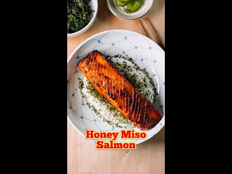 15 minute Honey Miso Salmon