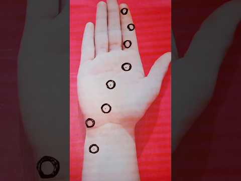 Easy Beautiful O Letter Mehndi Design #mehndi #trending #mehndiwali  #youtubeshorts #shorts #viral