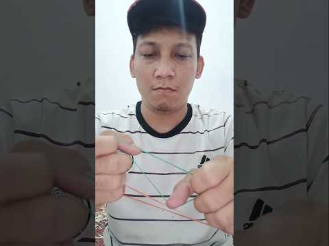 Trik karet silang#youtubeshorts #shorts #magic #tutorial #tricksulap #shortvideo #trending #magician