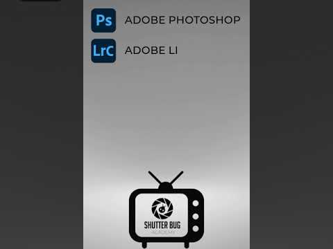 SHUTTER BUG INTRO #tutorial #adobe #learnphotoshop #learnlightroom #learnbridge #photomechanic #fcpx