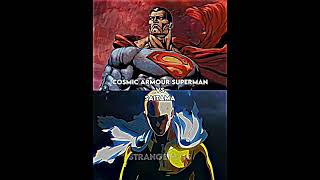 Cosmic armour superman vs Saitama