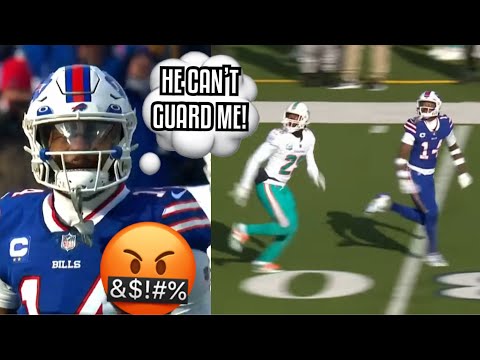 Stefon Diggs Vs Xavien Howard TRASH TALK! 🥵 (WR Vs CB) Bills Vs Dolphins NFL Wild Card highlights