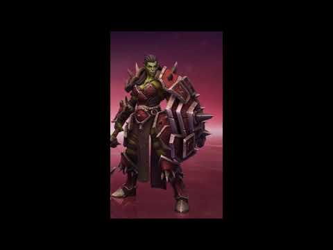 Warsong Johanna Skin FULL Quotes - Heroes of the Storm