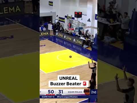 One of the craziest buzzer beaters you'll see 🤯