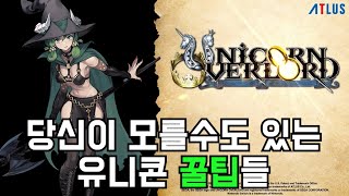 [유니콘 오버로드] 당신이 모를수도 있는 유니콘 오버로드 꿀팁들