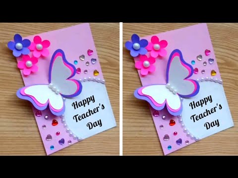 DIY : Teacher's Day Greeting Card // Happy Teacher's Day Card // Teachers Day Card Ideas 2024