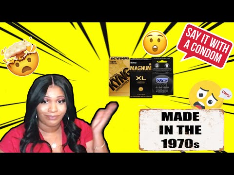 Reaction to unboxing 44 year old Condom/ Reaction Video/ Safe sex in the 1970's