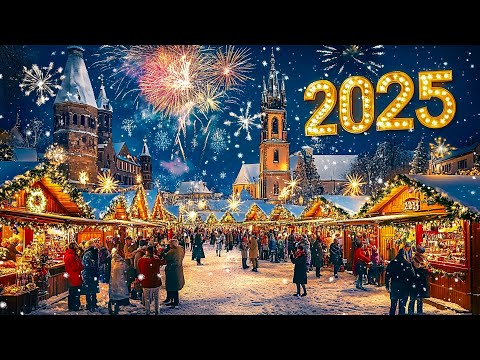 Happy New Year 2025 🎁 Best Happy New Year Music 2025 🎉 Beautiful New Year's Eve Ambience 2025