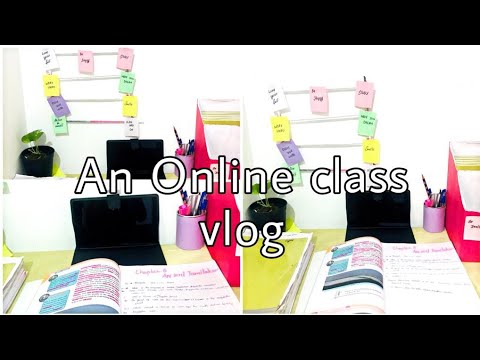 An Online class vlog / My online class routine / How i listening to my class / My LIFESTYLE