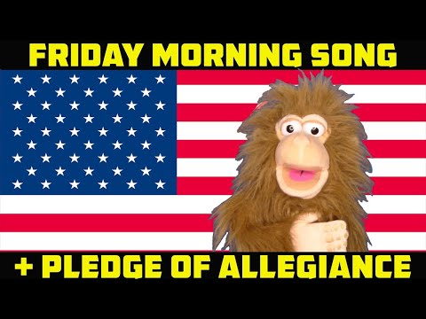 Friday Pledge of Allegiance and Good Morning Song for Kids