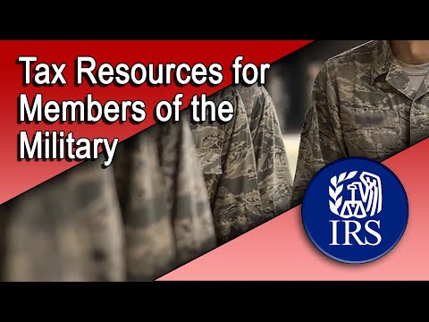 Tax Resources for Members of the Military