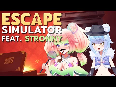 【Escape Simulator W/ Stronny】I think we will be stuck in this room forever 【VAllure】