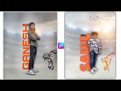 New Name Text Photo Editing PicsArt Editing New Style photo editing in Telugu 2022 viral photo edit