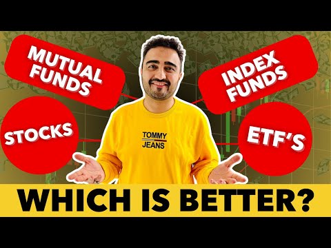 MUTUAL FUND vs INDEX FUND vs ETF vs STOCKS | How to Invest 1st Lakh? (Easily Explained)