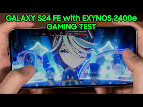 Gaming test - Samsung Galaxy S24 FE with the Exynos 2400e!